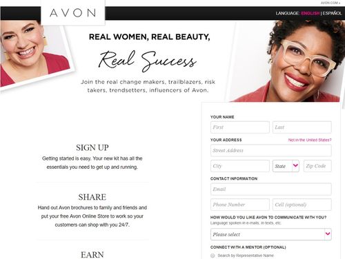 avon become rep