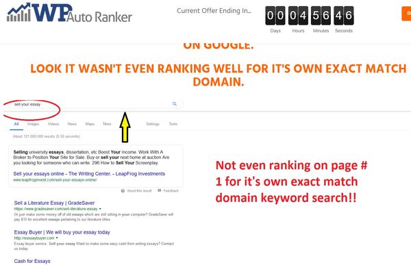 wp auto ranker not ranking