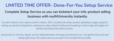 myimuniversity done for you