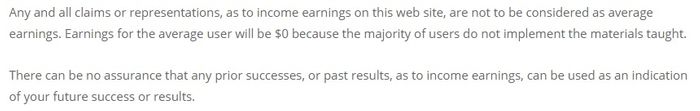 one minute free traffic earnings disclaimer