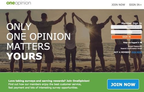 oneopinion sign up