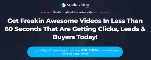 social video suite sales page