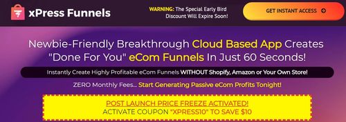 xpress funnels sales page