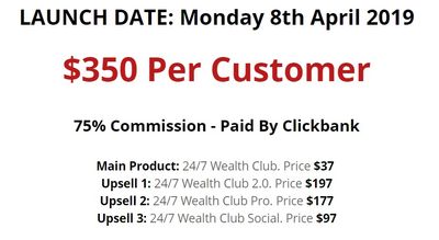 247 wealth club upsells