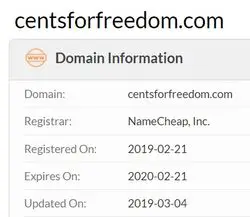 cents for freedom domain