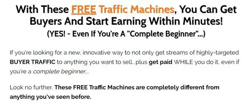 one minute traffic machines start earning