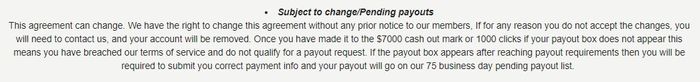 seven dollar click change agreement