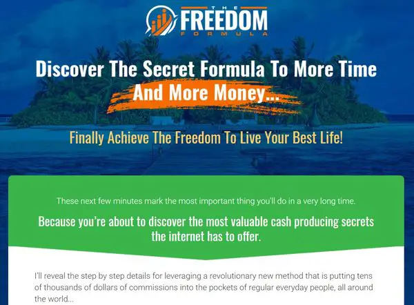 the freedom formula hype