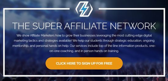 the super affiliate network home page