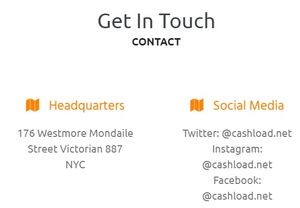 cashload address