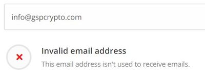gsp crypto fake email