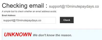 10 minute paydays email