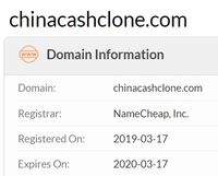 china cash clone domain