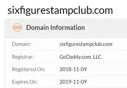 six figure stamp club domain