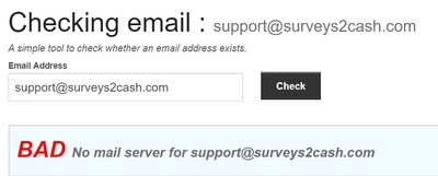 surveys2cash email