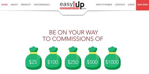 easy 1 up home page