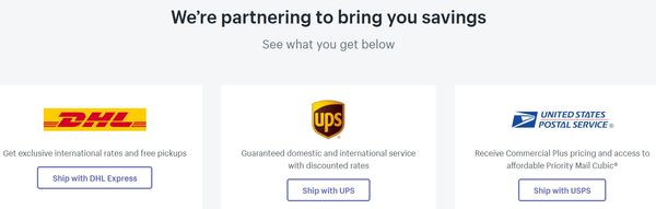 shopify shipping