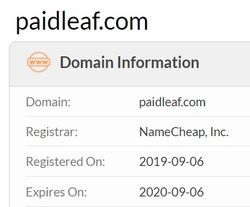 paidleaf domain