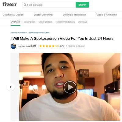 paidleaf fiverr actor