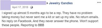 jewelry candles feedback 1