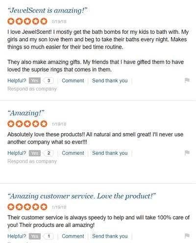 jewelscent good feedback