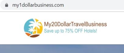 my 20 dollar travel business home page