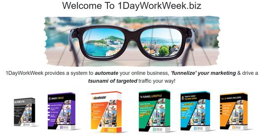 1 day work week sales page