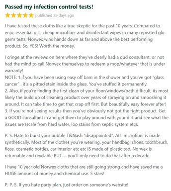 norwex positive feedback