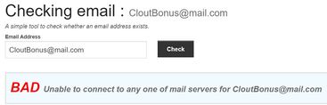 clout bonus email
