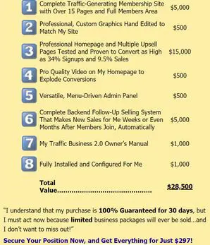 my traffic business pricing