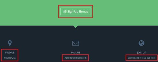 pulsebucks address