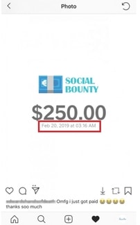 socialbounty fake payment proof