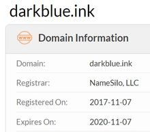 darkblueink domain