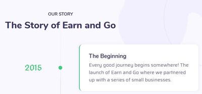 earn and go story