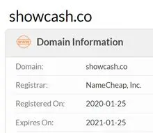 showcash domain