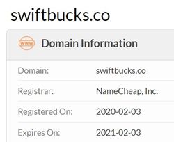 swiftbucks domain