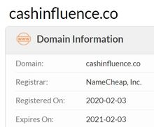cashinfluence domain