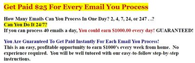 email processing homebiz guarantee