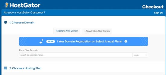 hostgator checkout 1