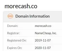 morecash domain