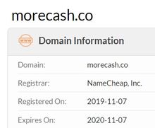 morecash domain