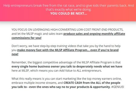 my lead system pro affiliate program