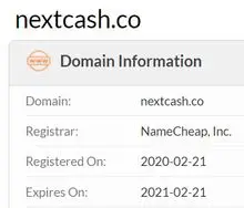 nextcash domain
