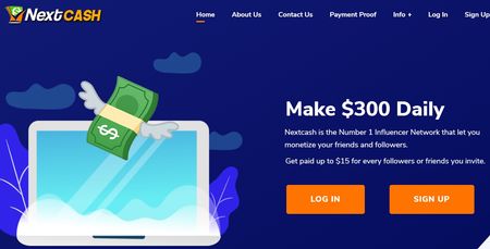 nextcash home page