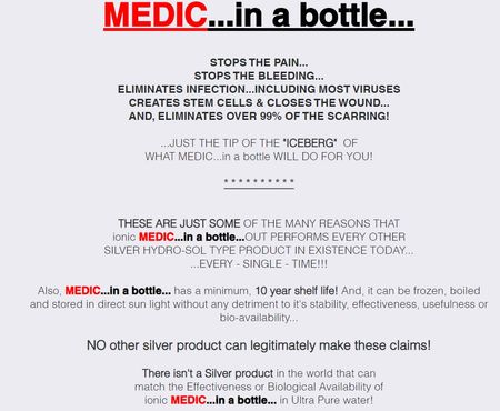 infinite increasing income medic in a bottle