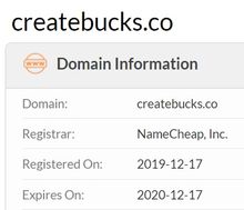 createbucks domain