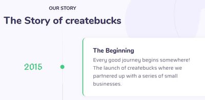 createbucks story