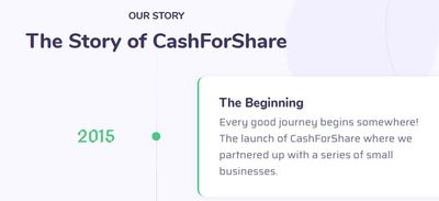 cashforshare story