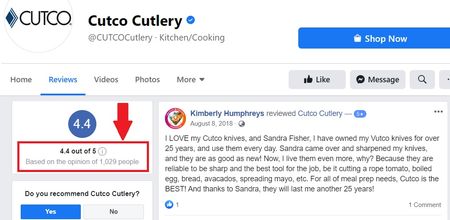 cutco reviews